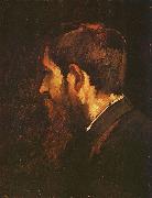 Mihaly Munkacsy, Portrait of Laszlo Paal